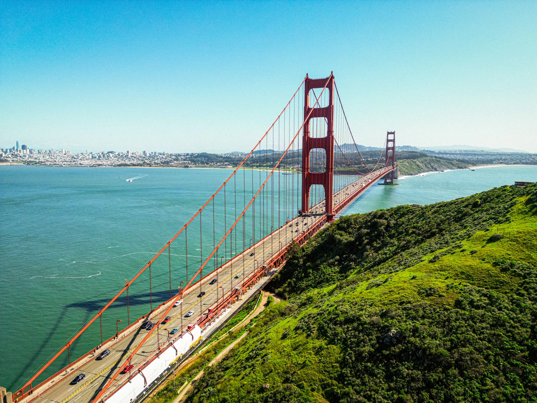 Η Golden Gate Bridge και η πόλη του Σαν Φρανσίσκο